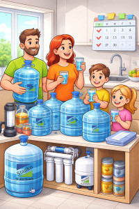 Запас чистой воды для семьи: сколько нужно на сутки, 3 дня и неделю